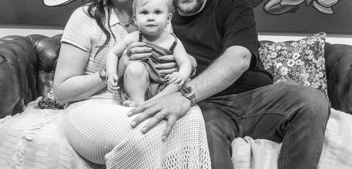 Photographs from the opening night of Carlos Solano’s solo exhibition “An Experience of Us” at WYN317 Gallery in Miami, moving from artwork on the walls and guests in conversation to a salsa jam at Toejam Backlot, ending with Solano painting live.