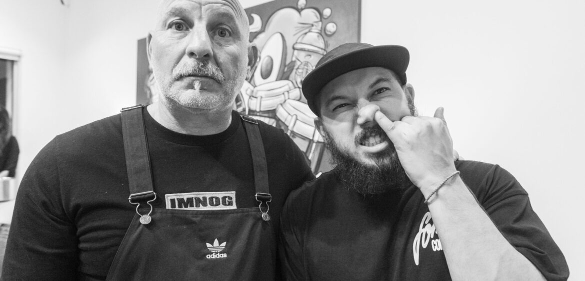 Photographs from the opening night of Carlos Solano’s solo exhibition “An Experience of Us” at WYN317 Gallery in Miami, moving from artwork on the walls and guests in conversation to a salsa jam at Toejam Backlot, ending with Solano painting live.